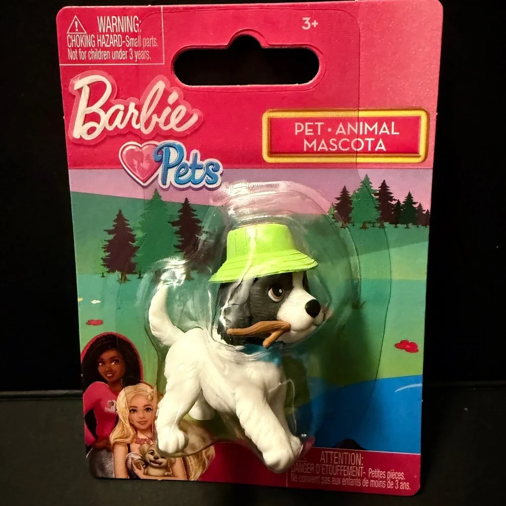 Barbie Pets Mini Figure Lot Kids NEW 5pc Puppy Dog Cat Collection